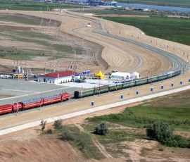 первый «Агроэкспресс» отправлен с ТЛЦ «Южноуральский» в Индию по МТК «Север-Юг» - фото - 1